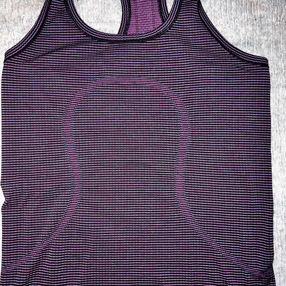 Lululemon Tank Pink Black
